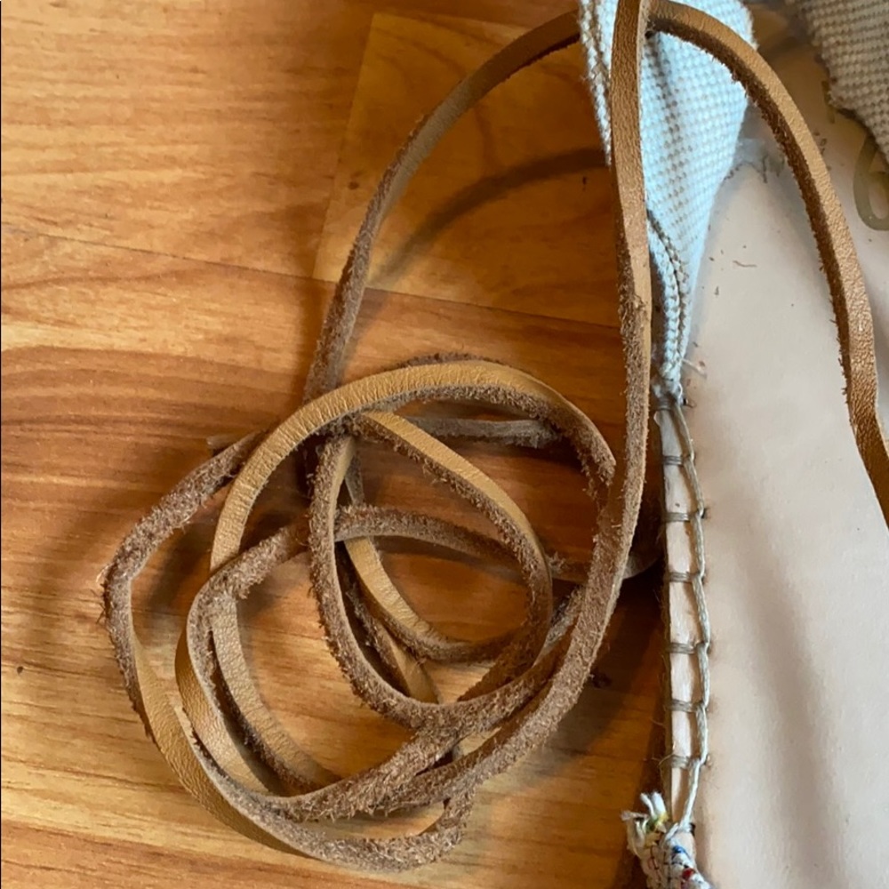 Mix No. 6 Canina Pastel  Tie Up Sandal - Picture 4 of 5